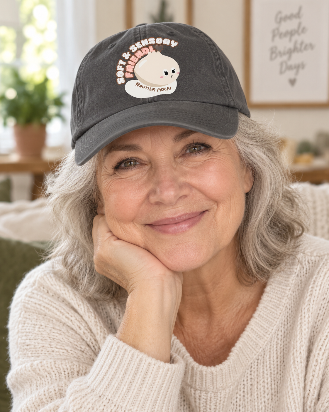 Cute Mochi Autism Awareness Hat (Soft & Sensory Friendly) — Dad Cap
