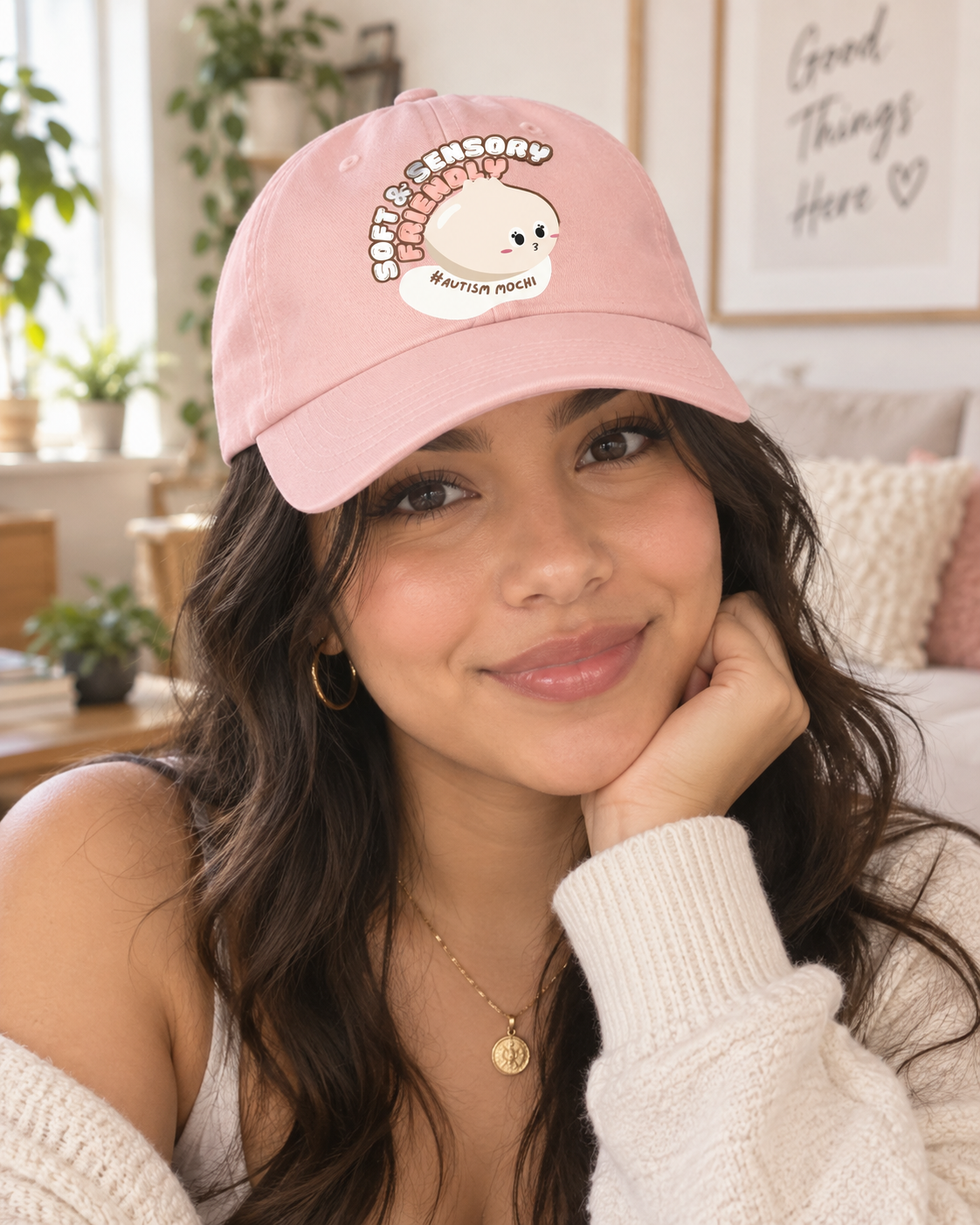 Cute Mochi Autism Awareness Hat (Soft & Sensory Friendly) — Dad Cap