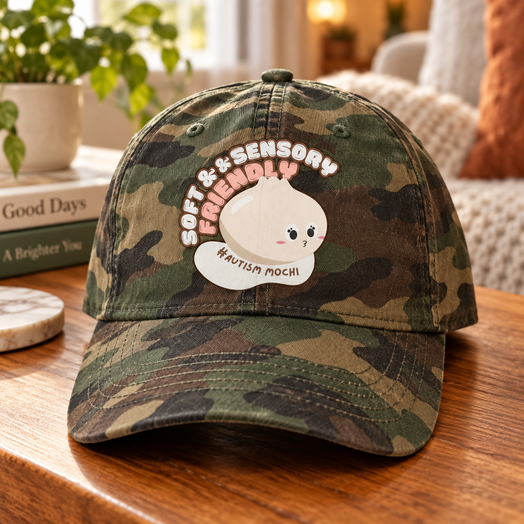 Cute Mochi Autism Awareness Hat (Soft & Sensory Friendly) — Dad Cap