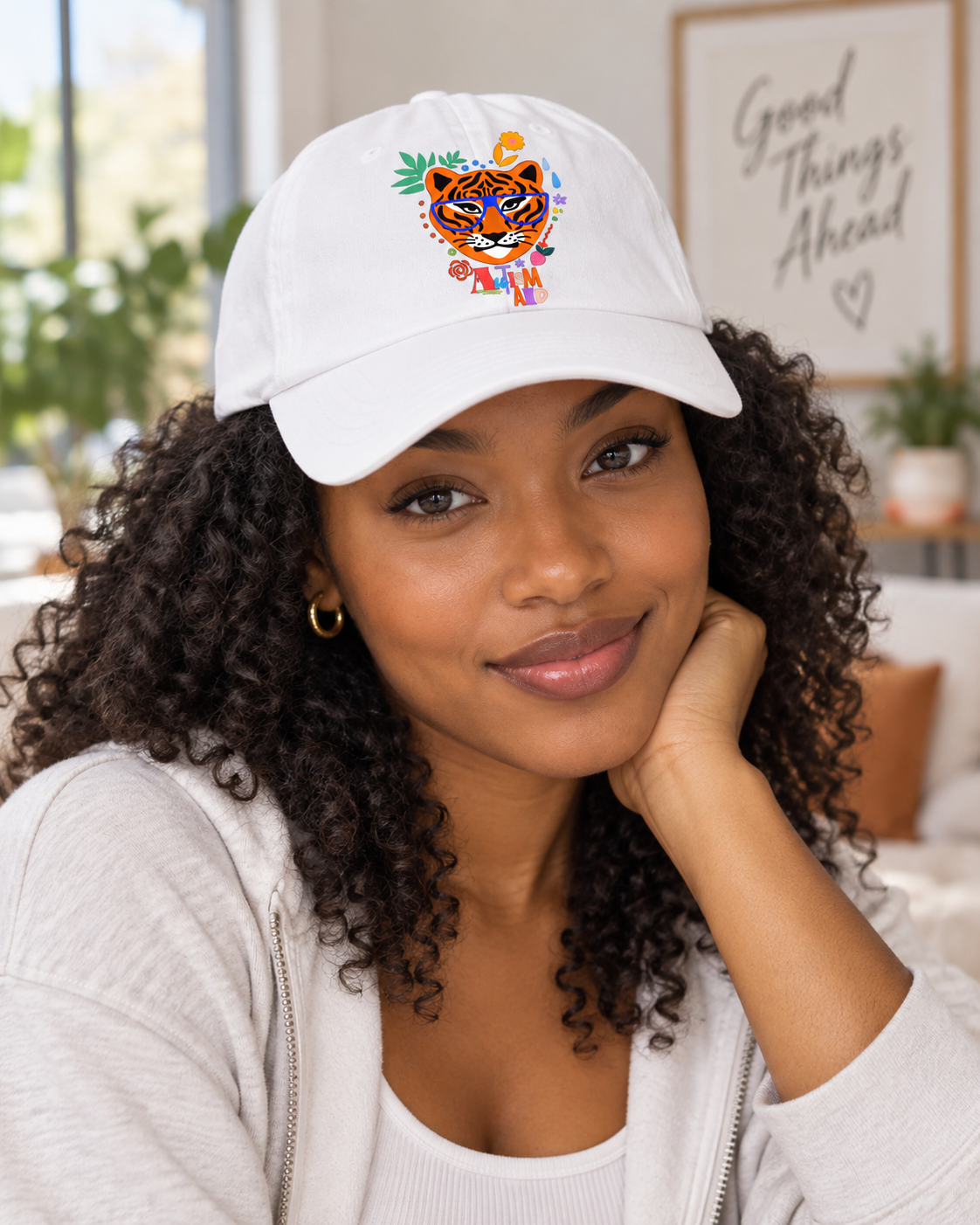 Colorful Autism Aid Tiger Hat (Autism Support) — Dad Cap