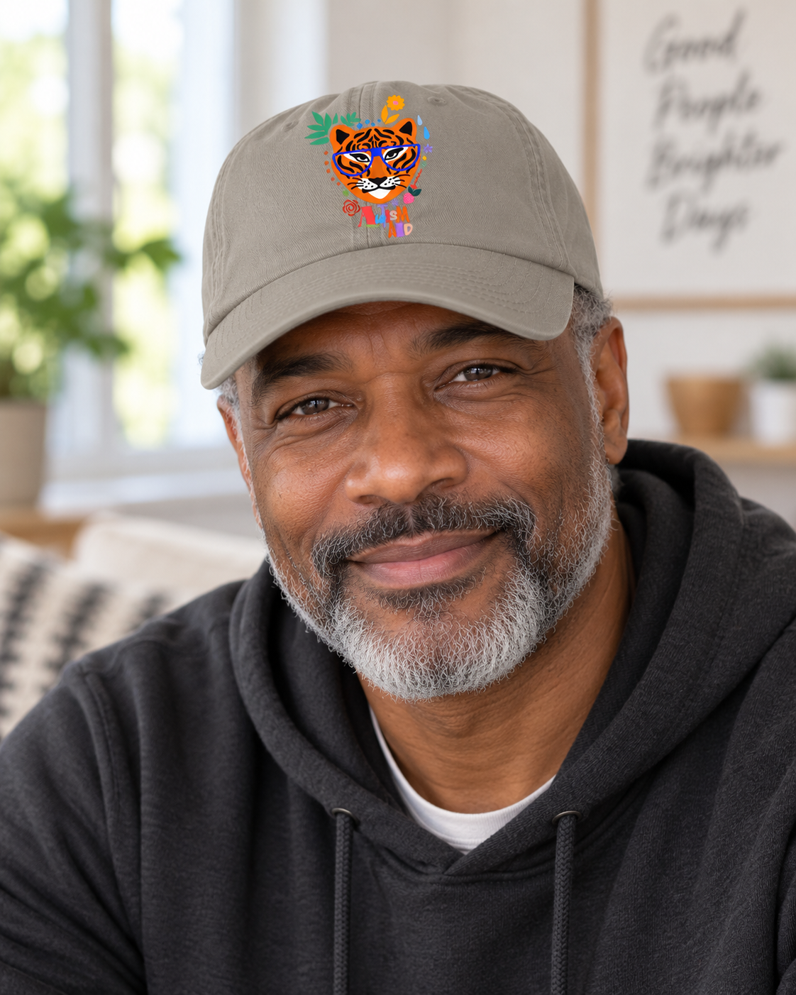 Colorful Autism Aid Tiger Hat (Autism Support) — Dad Cap