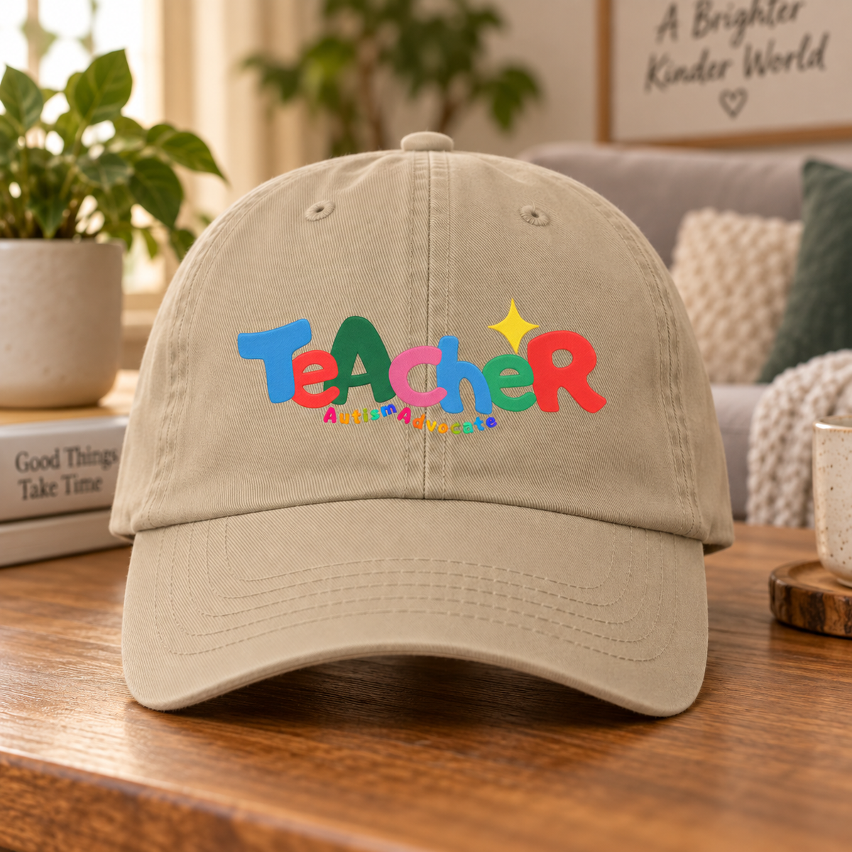 Teacher Autism Advocate Cap — Classic Dad Cap