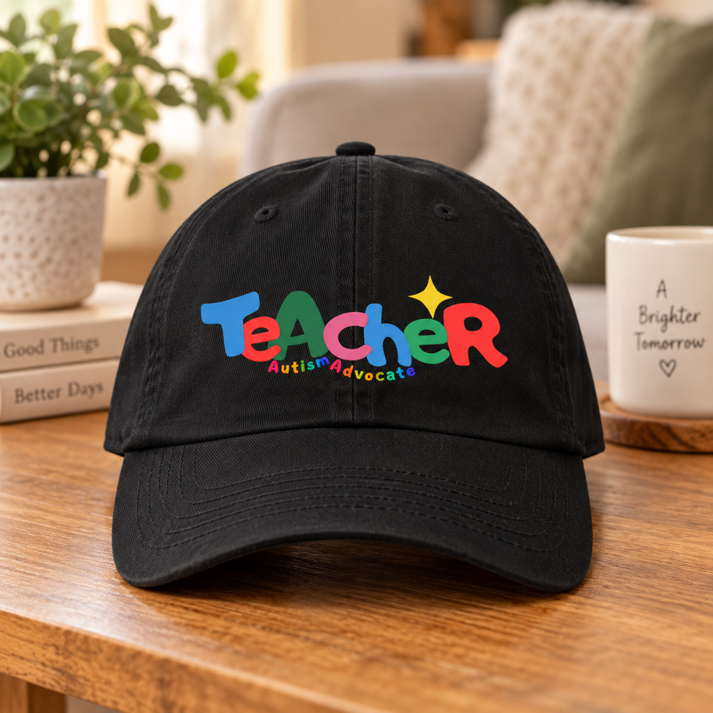 Teacher Autism Advocate Cap — Classic Dad Cap