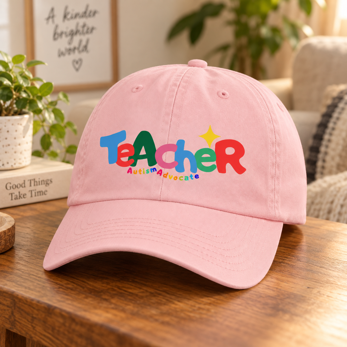Teacher Autism Advocate Cap — Classic Dad Cap