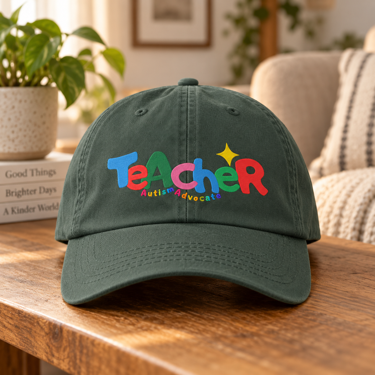 Teacher Autism Advocate Cap — Classic Dad Cap