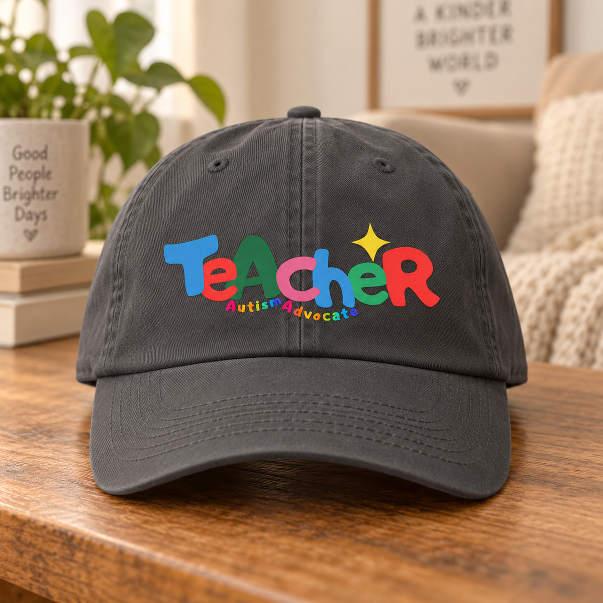 Teacher Autism Advocate Cap — Classic Dad Cap