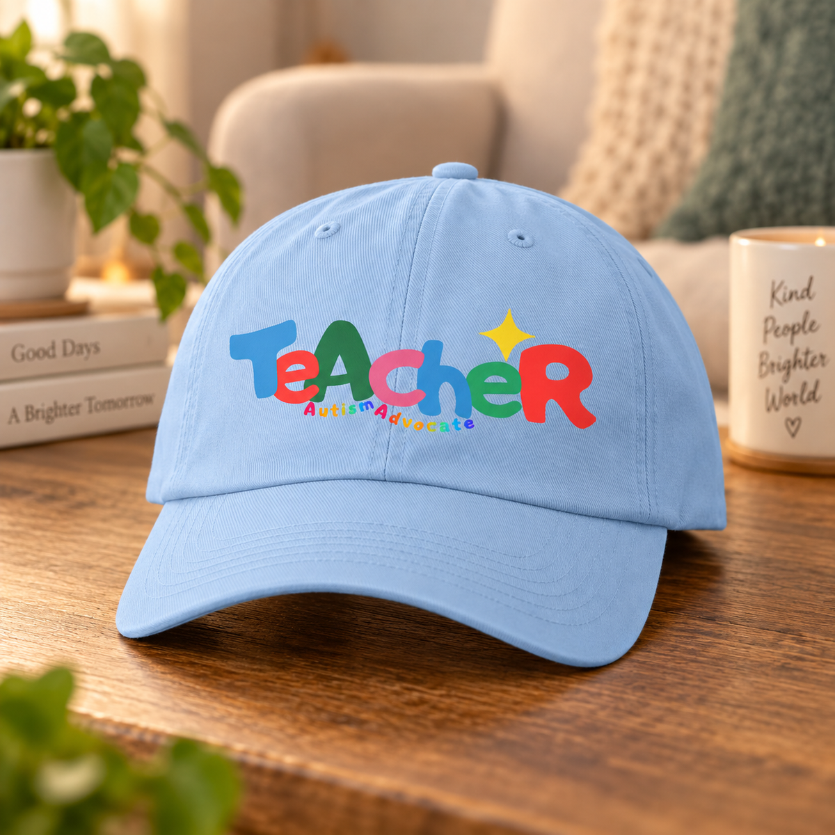Teacher Autism Advocate Cap — Classic Dad Cap