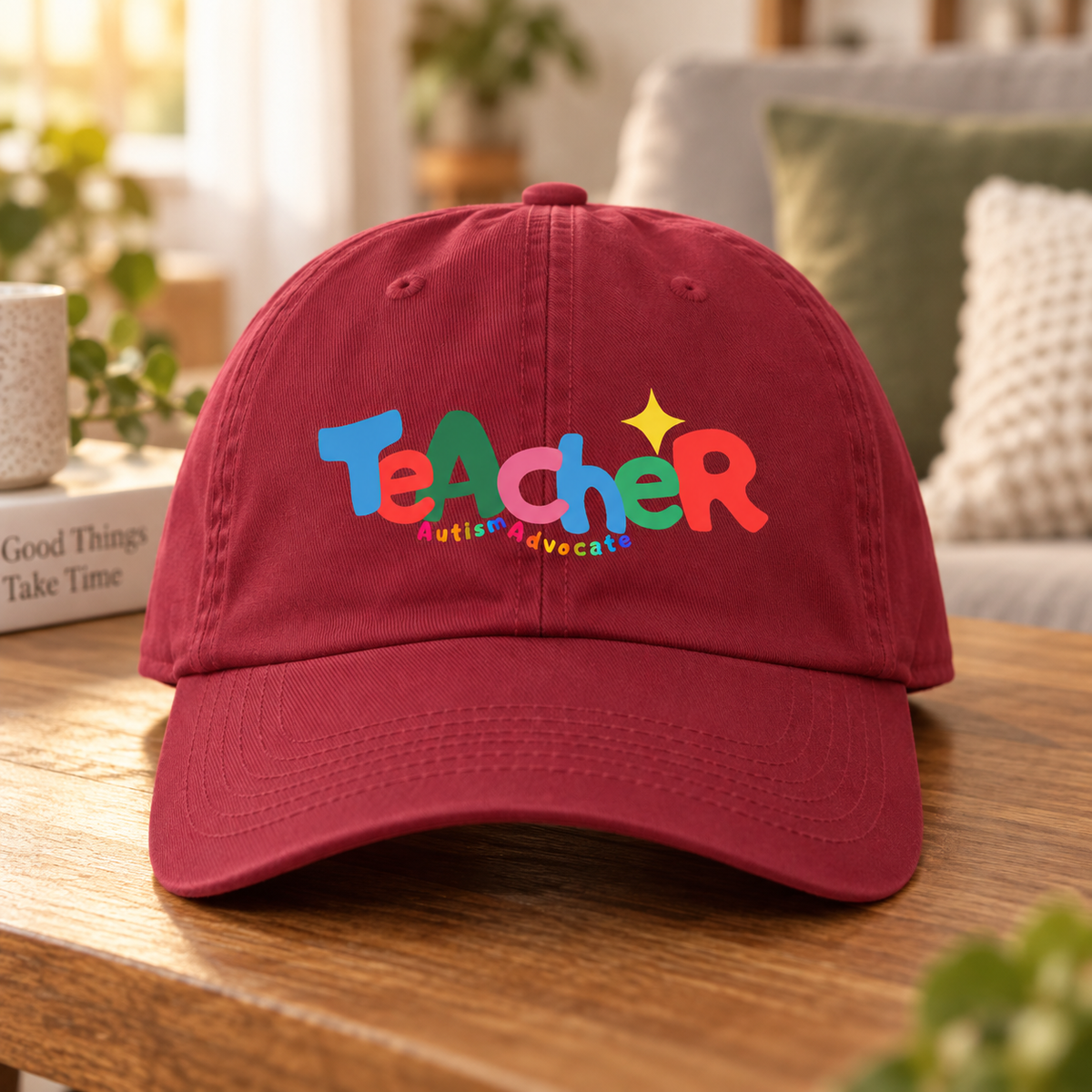 Teacher Autism Advocate Cap — Classic Dad Cap