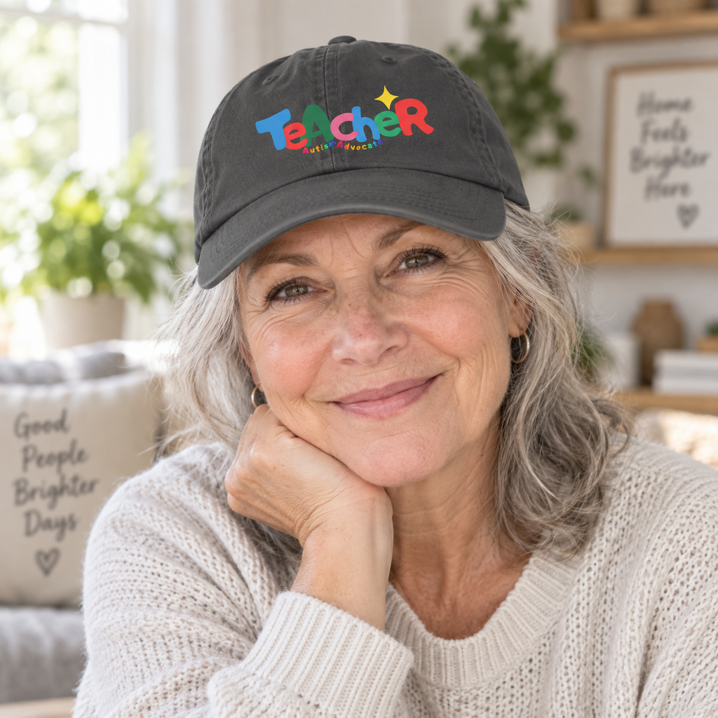 Teacher Autism Advocate Cap — Classic Dad Cap