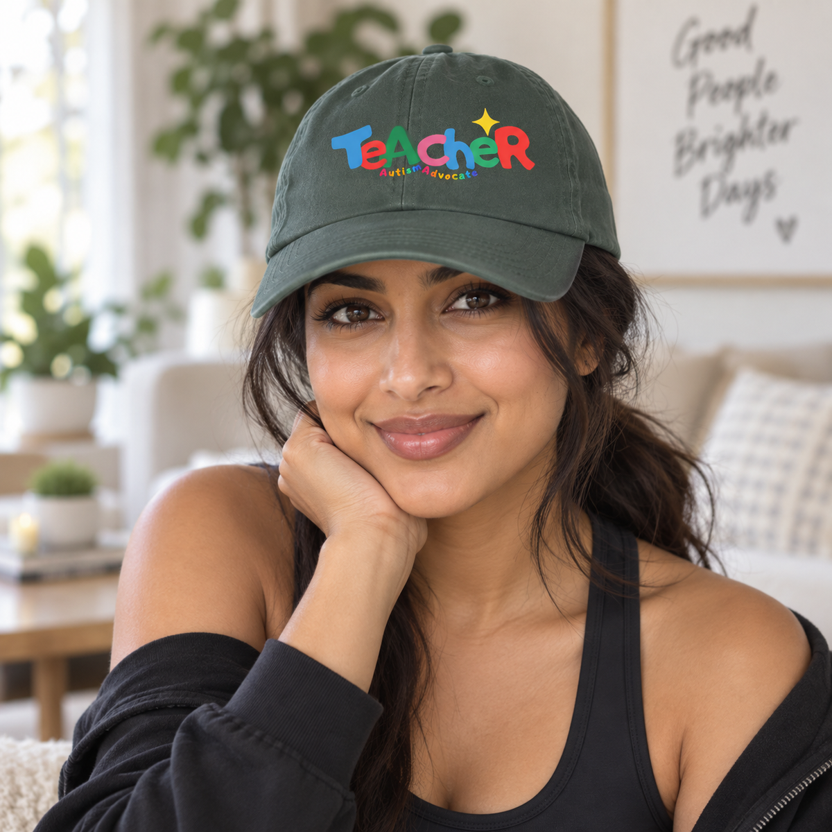 Teacher Autism Advocate Cap — Classic Dad Cap