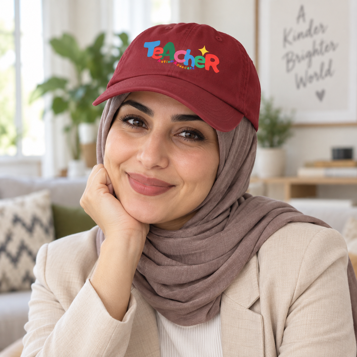 Teacher Autism Advocate Cap — Classic Dad Cap
