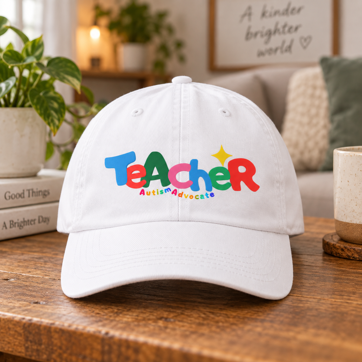 Teacher Autism Advocate Cap — Classic Dad Cap