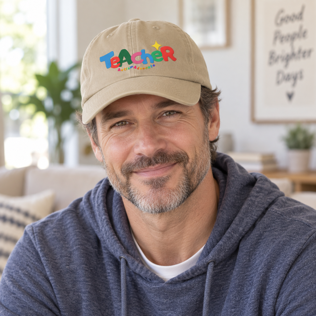 Teacher Autism Advocate Cap — Classic Dad Cap