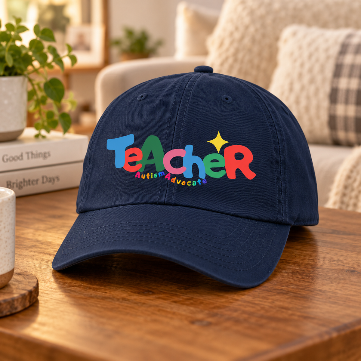 Teacher Autism Advocate Cap — Classic Dad Cap