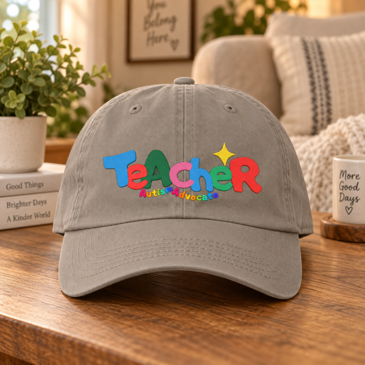 Teacher Autism Advocate Cap — Classic Dad Cap