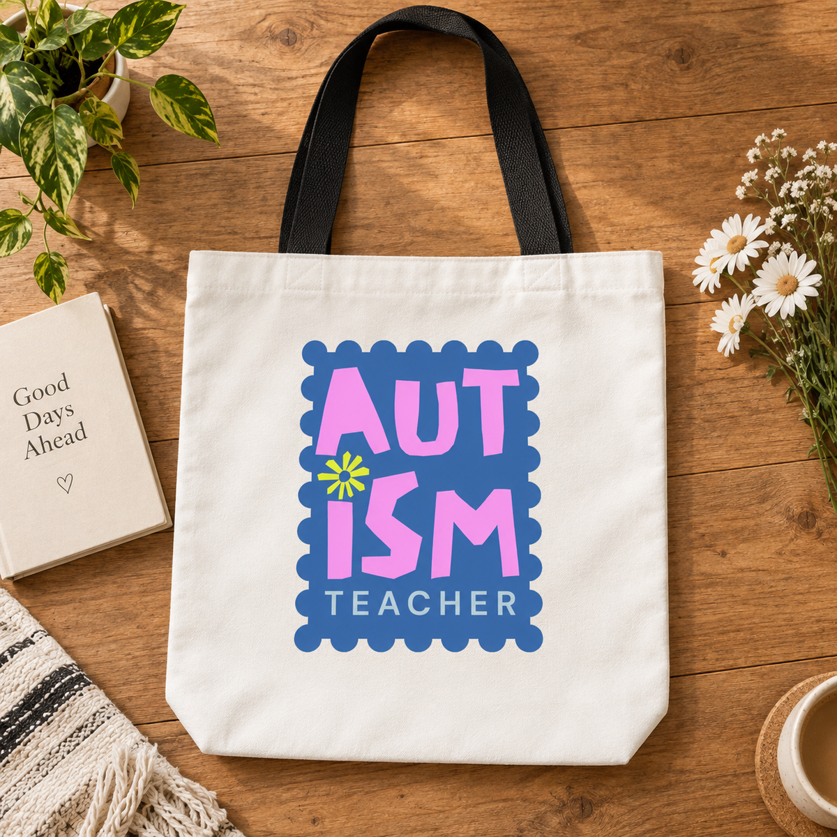Autism Teacher Tote Bag