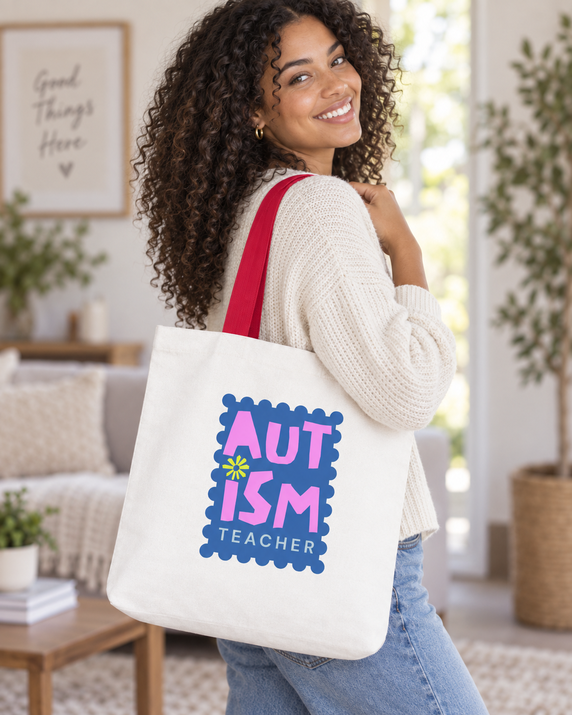 Autism Teacher Tote Bag