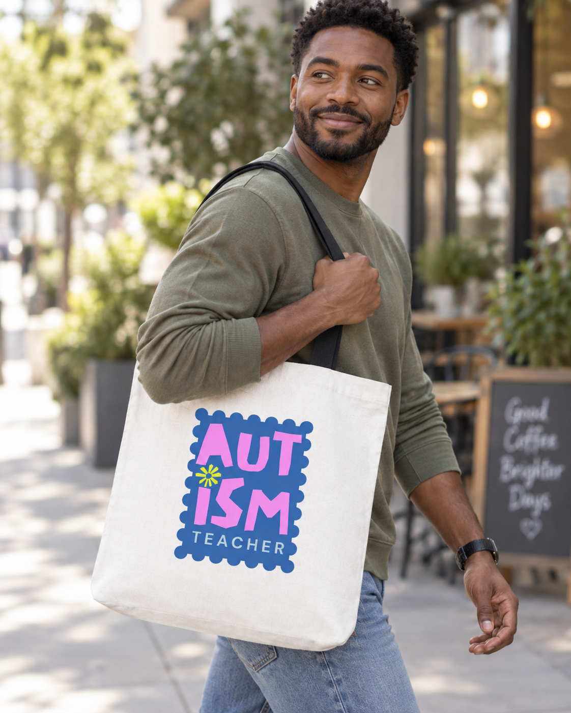 Autism Teacher Tote Bag