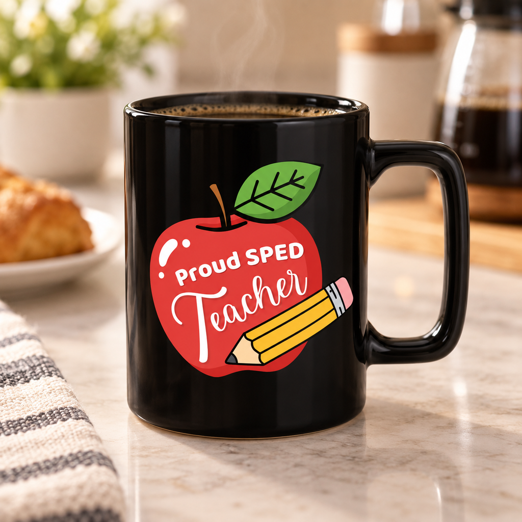 Proud SPED Teacher Mug — 15oz Ceramic Mug