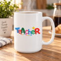 Teacher Autism Advocate Mug — 15oz Ceramic Mug
