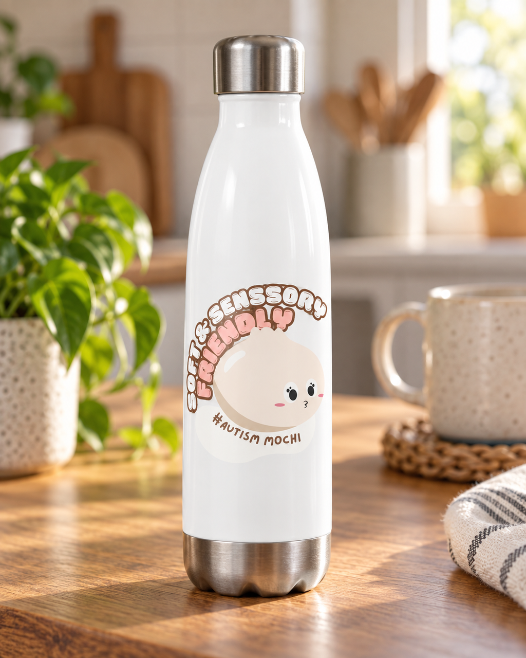 Sensory Baby Water Bottle — 17oz Stainless Steel Bottle
