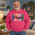 Autism Papa | Autism Support Ribbon Crewneck