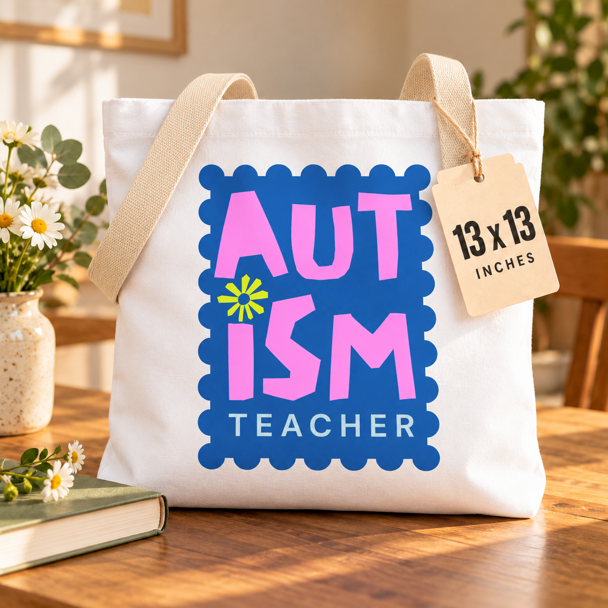 Autism Teacher Tote Bag