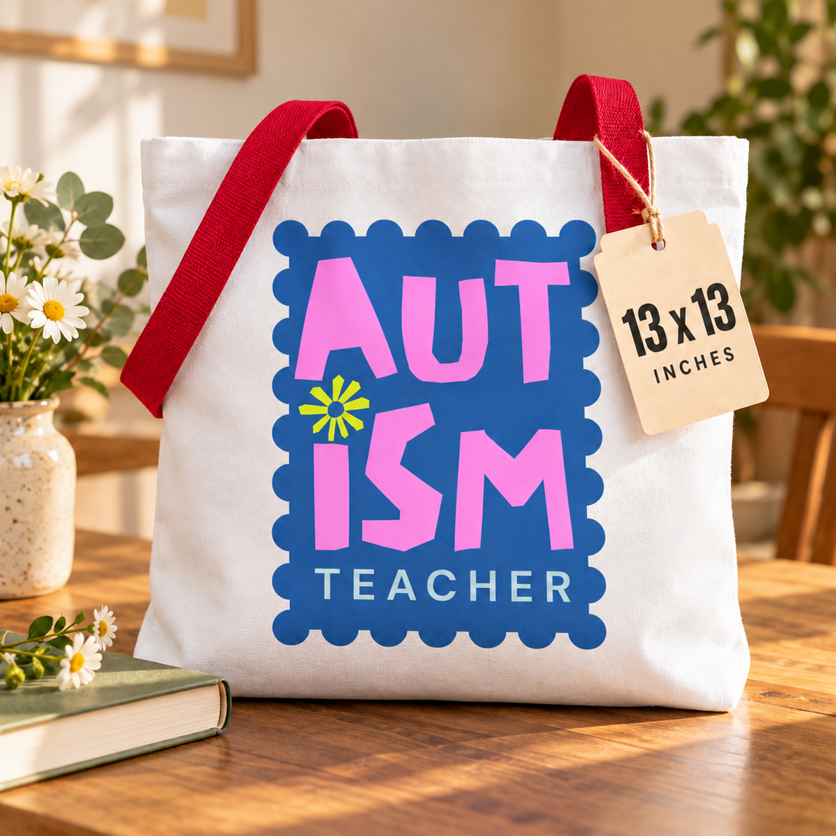 Autism Teacher Tote Bag