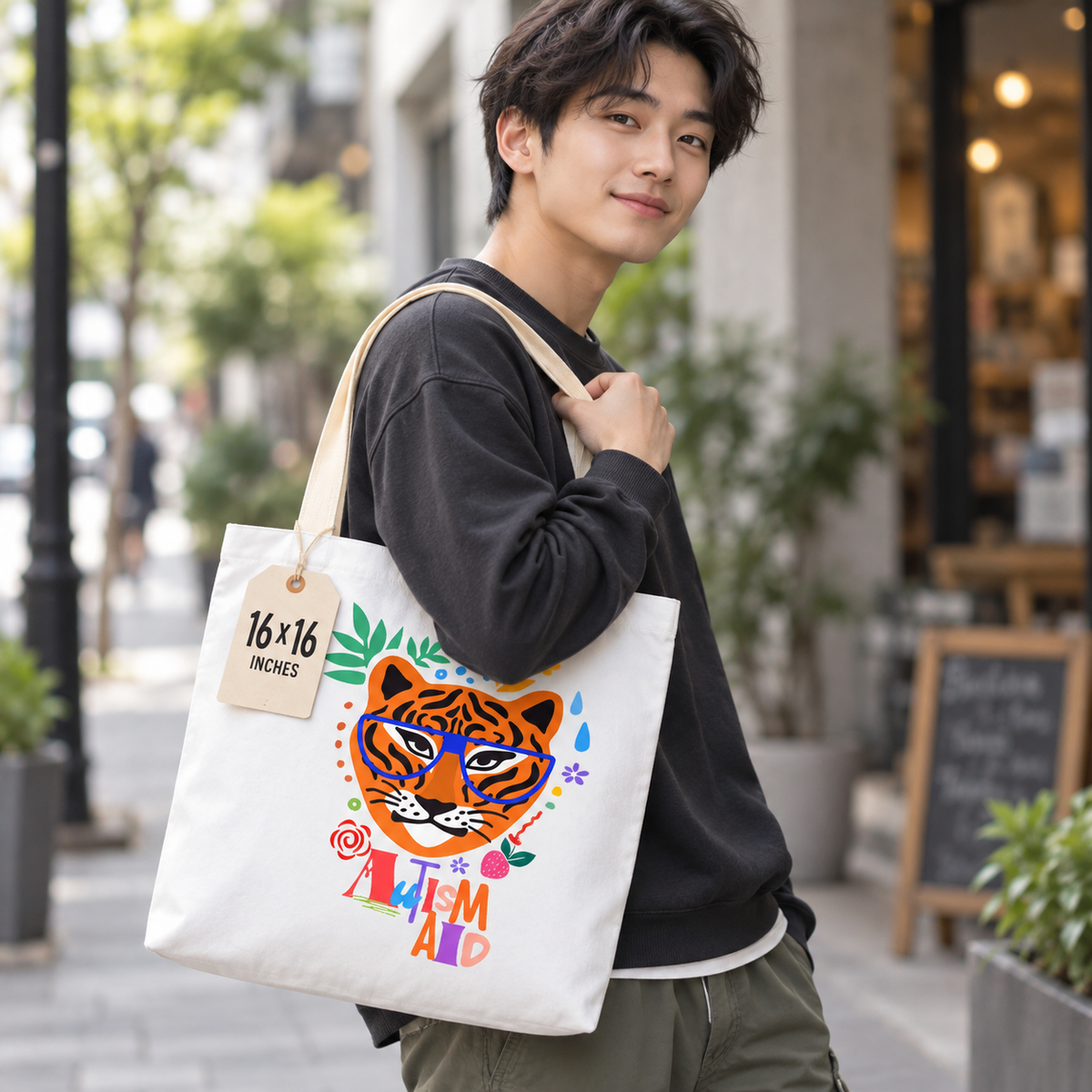 Tiger – Autism Aid Tote Bag