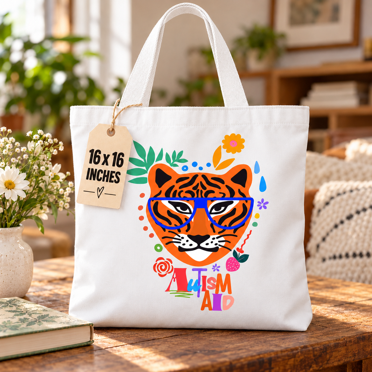Tiger – Autism Aid Tote Bag