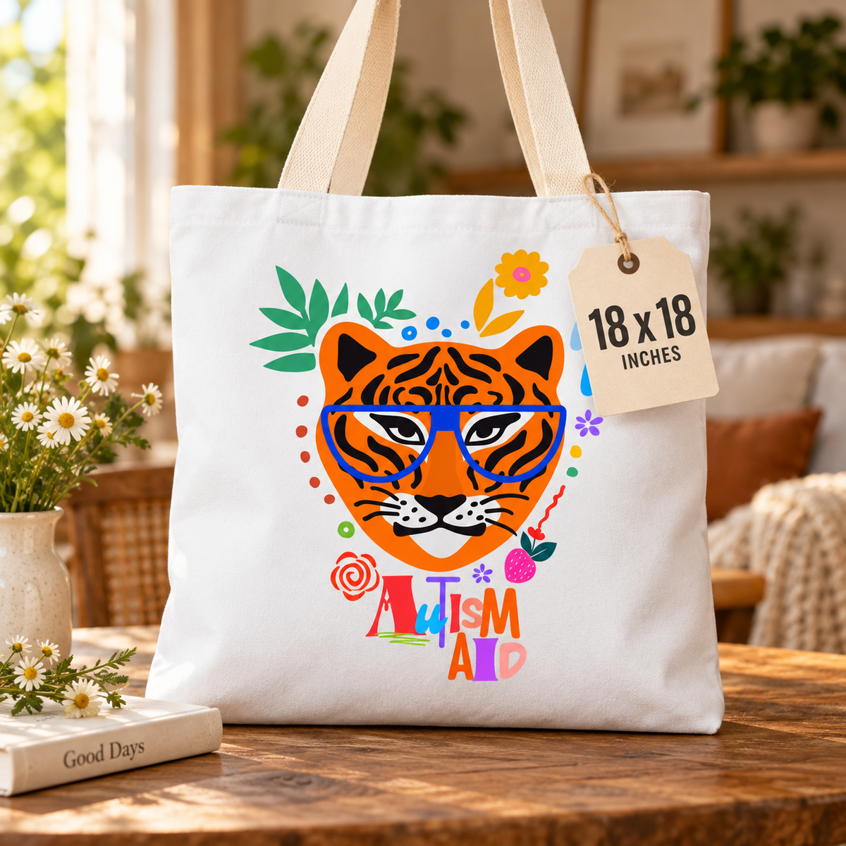 Tiger – Autism Aid Tote Bag