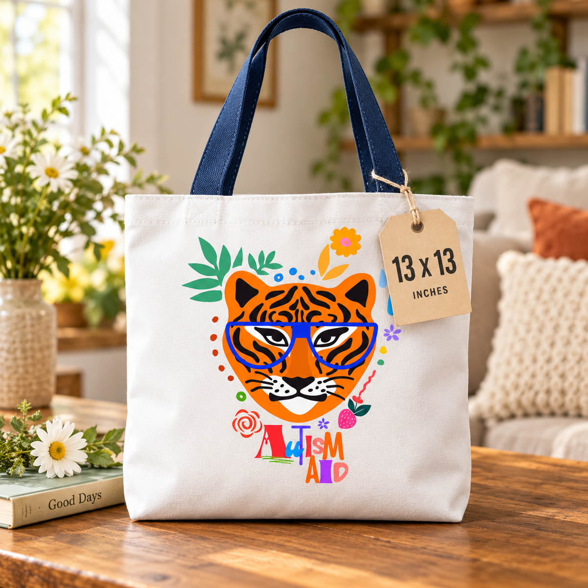 Tiger – Autism Aid Tote Bag