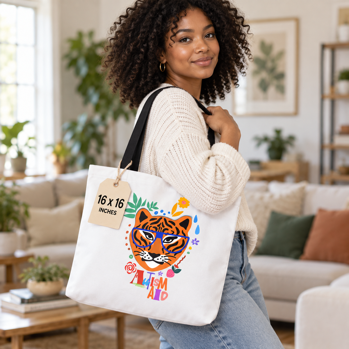 Tiger – Autism Aid Tote Bag