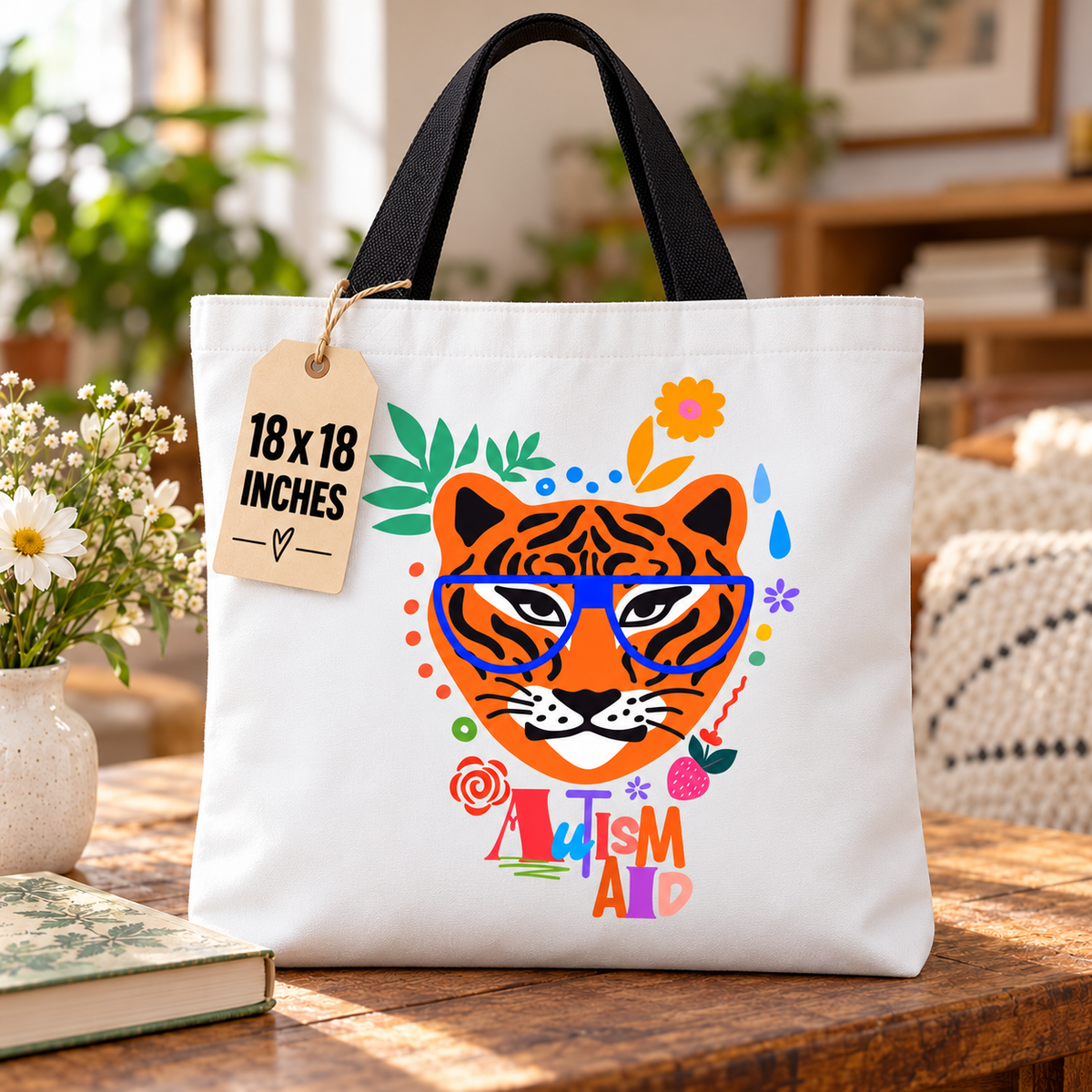 Tiger – Autism Aid Tote Bag