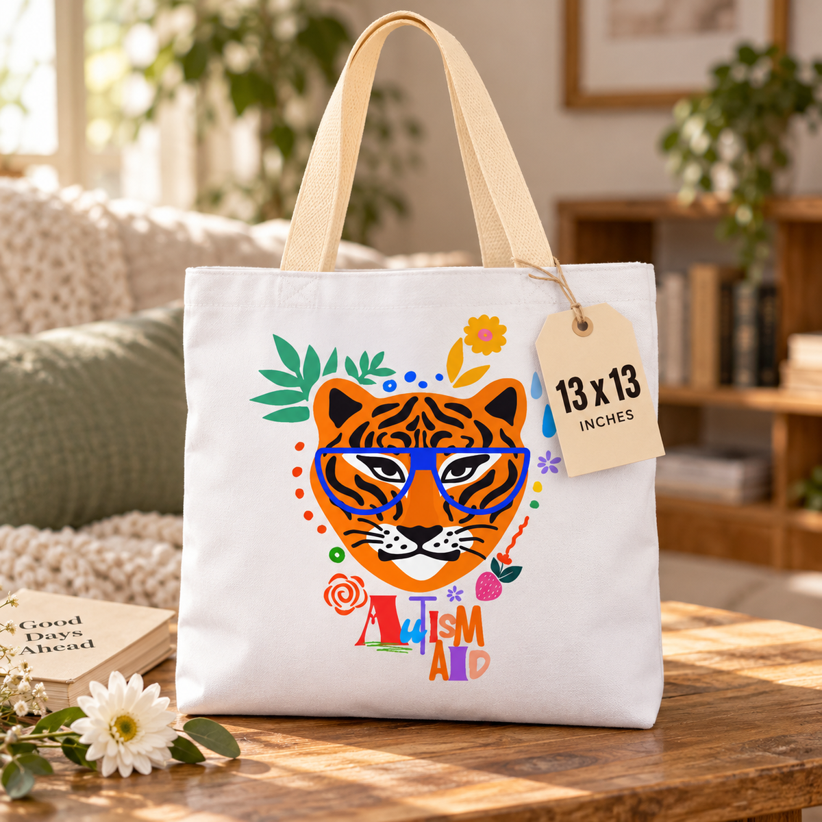 Tiger – Autism Aid Tote Bag