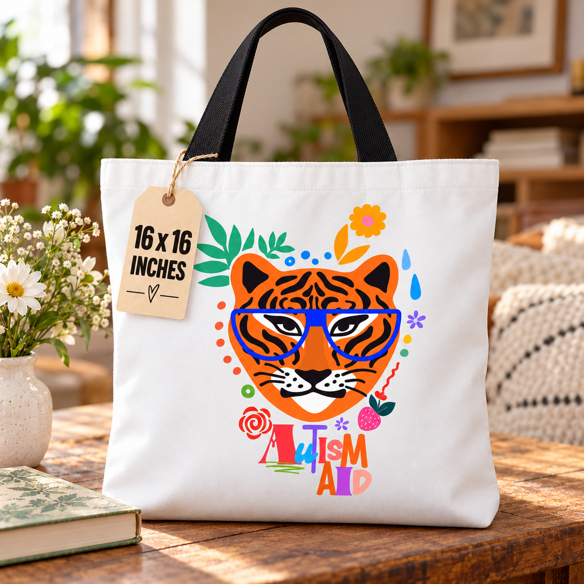 Tiger – Autism Aid Tote Bag