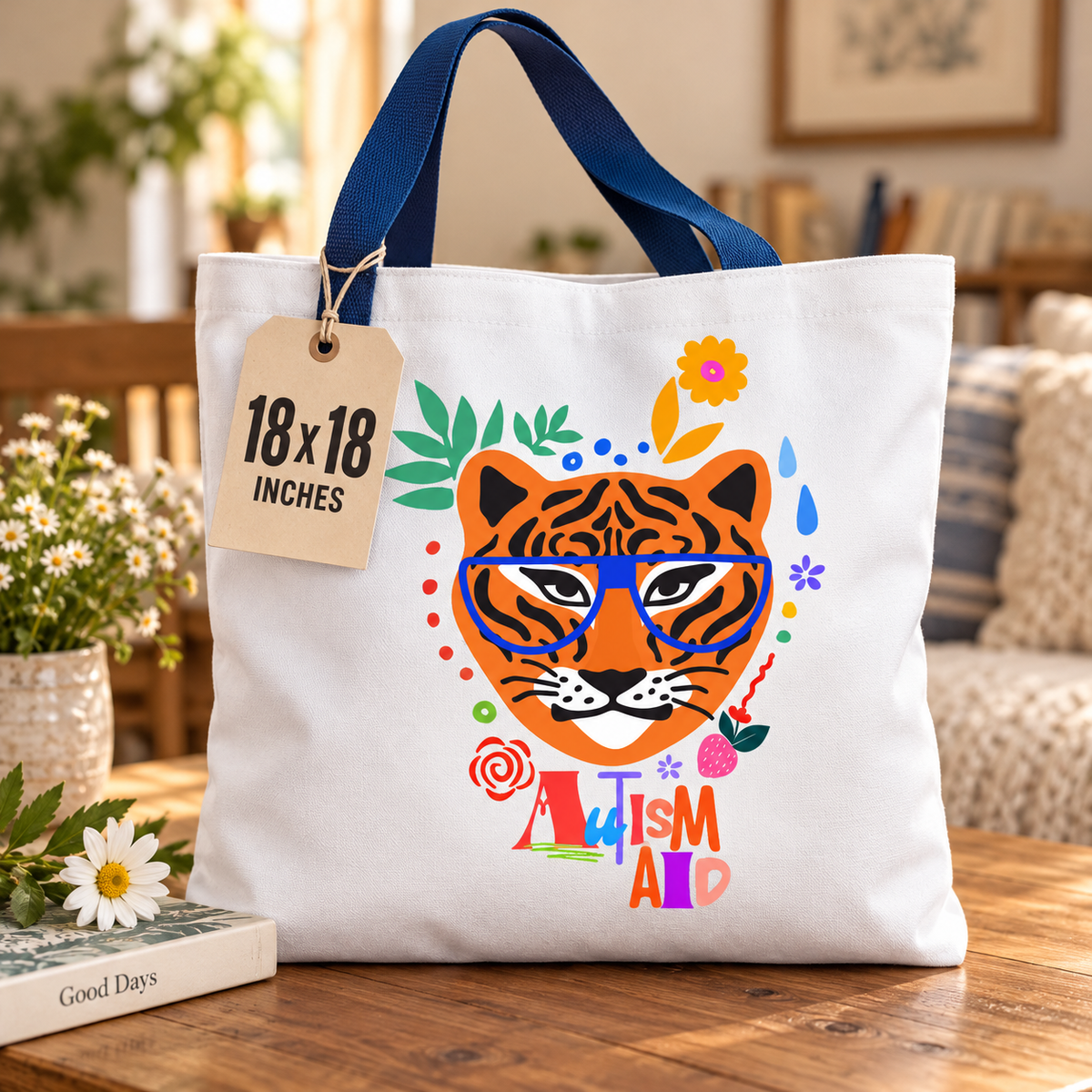 Tiger – Autism Aid Tote Bag