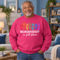 Unisex Neurodiverse in Full Bloom Crewneck Sweatshirt