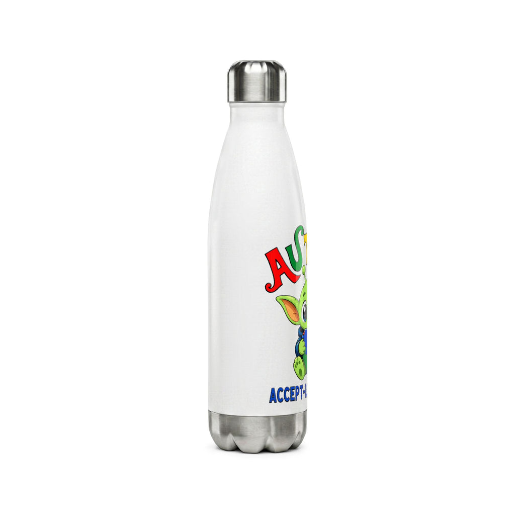 Accept • Love • Support Collection Water Bottle — 17oz Stainless Steel Bottle