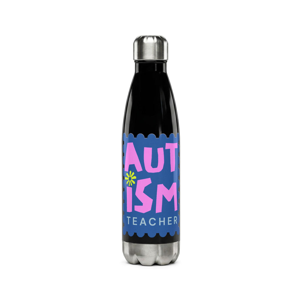 Autism Isn't a Disability, It's a Different Ability Water Bottle — 17oz Stainless Steel Bottle