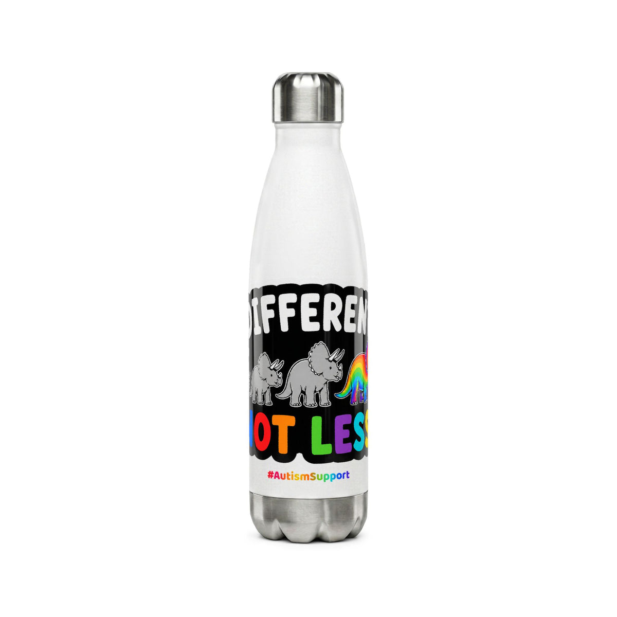Different Not Less Water Bottle — 17oz Stainless Steel Bottle
