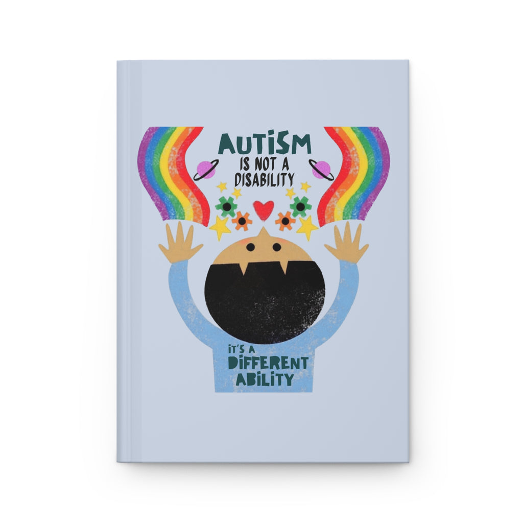 Autism Is Not a Disability — Lined Hardcover Journal